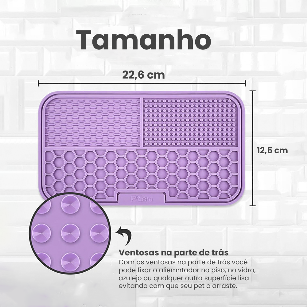 Tapete Alimentador Lento para Cães e Gatos | Silicone